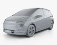 Chevrolet Bolt EV 2024 3Dモデル clay render