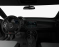Chevrolet Camaro SS с детальным интерьером и двигателем 2023 3D модель dashboard
