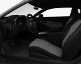 Chevrolet Camaro SS с детальным интерьером и двигателем 2023 3D модель seats