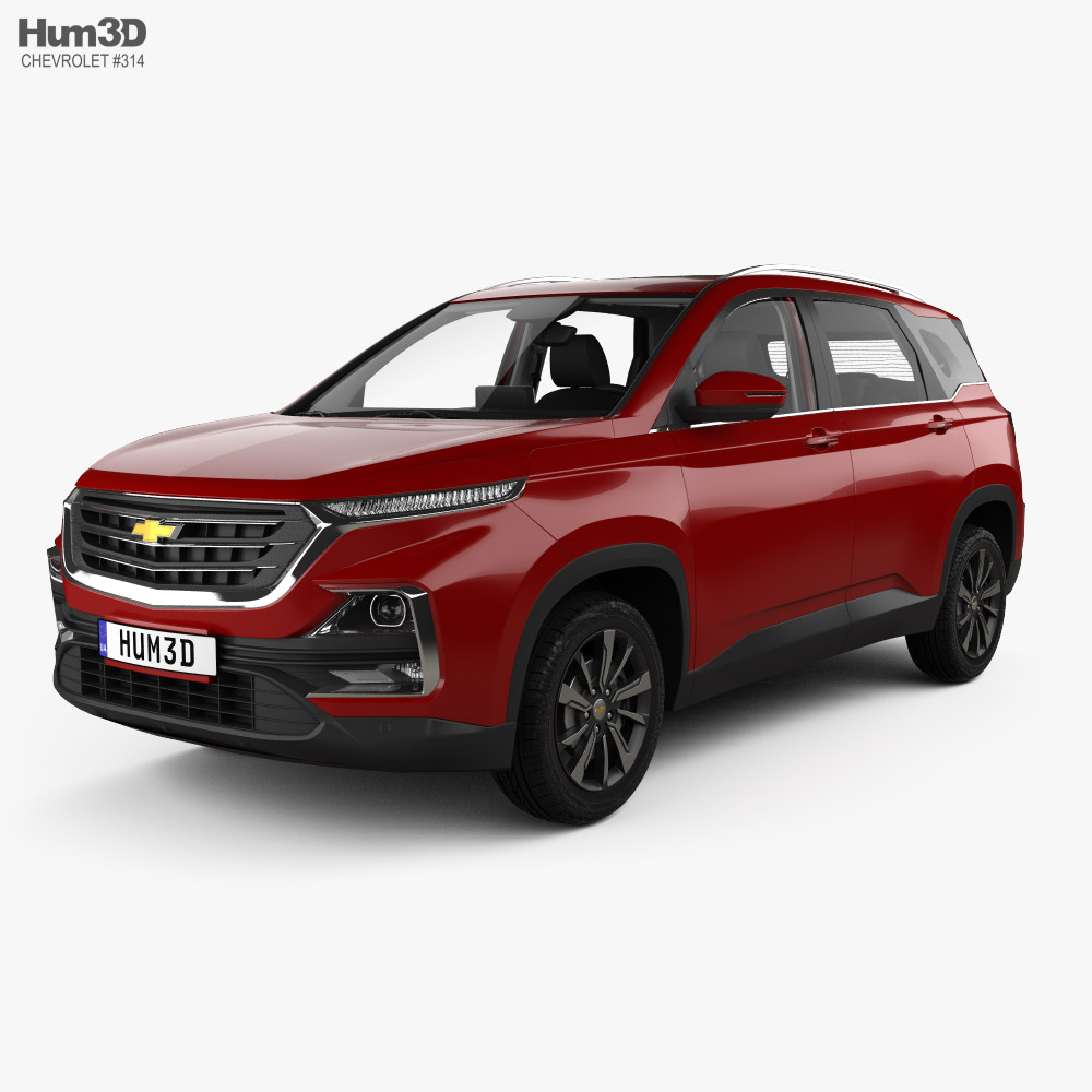 Chevrolet Captiva avec Intérieur 2021 Modèle 3D