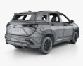 Chevrolet Captiva з детальним інтер'єром 2021 3D модель