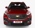 Chevrolet Captiva con interni 2021 Modello 3D vista frontale