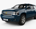 Chevrolet Suburban LTZ with HQ interior and engine 2017 3d model