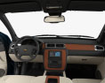 Chevrolet Suburban LTZ com interior e motor 2017 Modelo 3d dashboard