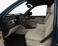 Chevrolet Suburban LTZ 인테리어 가 있는 와 엔진이 2017 3D 모델  seats