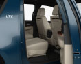 Chevrolet Suburban LTZ з детальним інтер'єром та двигуном 2017 3D модель