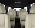 Chevrolet Suburban LTZ com interior e motor 2017 Modelo 3d