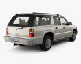 Chevrolet Suburban LT with HQ interior 2006 3d model back view