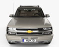 Chevrolet Suburban LT з детальним інтер'єром 2006 3D модель front view