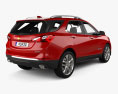 Chevrolet Equinox Premier с детальным интерьером 2021 3D модель back view