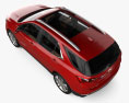 Chevrolet Equinox Premier с детальным интерьером 2021 3D модель top view