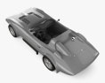 Chevrolet Corvette Grand Sport 1966 3D-Modell Draufsicht