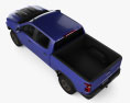 Chevrolet Silverado 1500 Crew Cab Standard 床 ZR2 2024 3D模型 顶视图