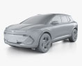 Chevrolet Equinox EV LT 2024 3D-Modell clay render