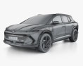 Chevrolet Equinox EV RS 2024 3D модель wire render
