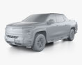 Chevrolet Silverado EV Crew Cab Trail Boss 2024 3D 모델  clay render