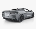 Chevrolet Corvette Z06 coupe  with HQ interior and engine 2023 3d model