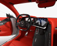 Chevrolet Corvette Z06 coupe  with HQ interior and engine 2023 3d model dashboard