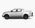 Chevrolet S10 Doppelkabine HighCountry 2023 3D-Modell Seitenansicht