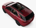 Chevrolet Equinox RS mit Innenraum 2023 3D-Modell Draufsicht