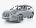 Chevrolet Equinox RS with HQ interior 2023 3d model clay render