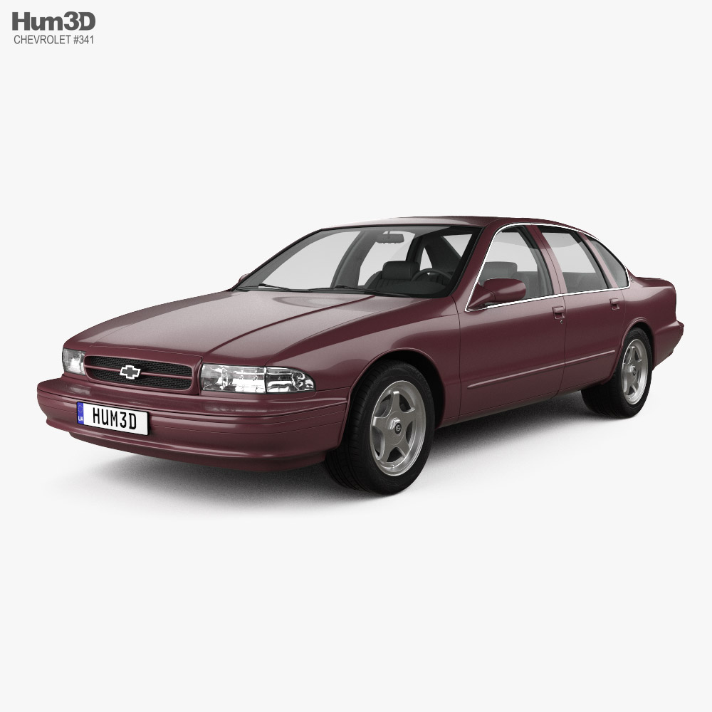 Chevrolet Impala SS 带内饰 1995 3D模型