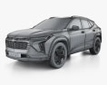Chevrolet Seeker RS 2024 Modelo 3D wire render