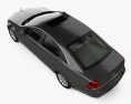 Chevrolet Caprice Royale mit Innenraum 2012 3D-Modell Draufsicht