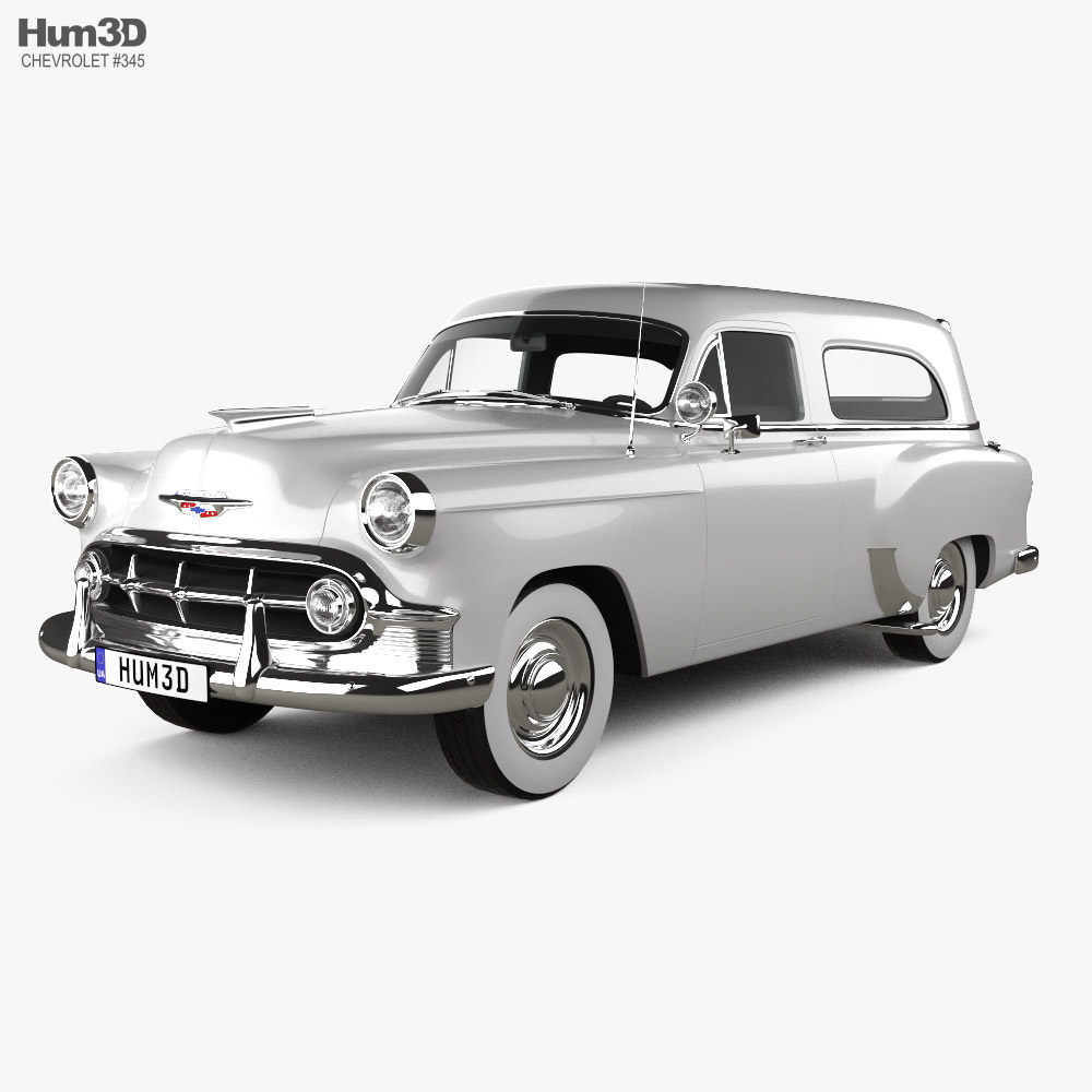 Chevrolet Delivery 轿车 1953 3D模型