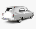 Chevrolet Delivery 세단 1953 3D 모델  back view