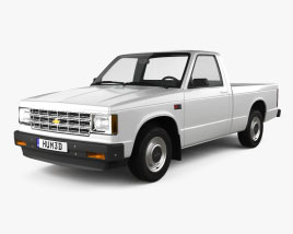 Chevrolet S10 Regular Cab 1988 3D model