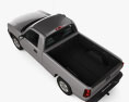 Chevrolet Silverado 1500 Regular Cab Standard Bed LS 2006 3D-Modell Draufsicht