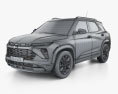 Chevrolet Trailblazer Activ US-spec 2024 3D модель wire render