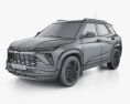 Chevrolet Trailblazer RS US-spec 2024 3Dモデル wire render