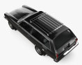 Chevrolet Vega Kammback wagon 1977 3D-Modell Draufsicht