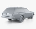 Chevrolet Vega Kammback wagon 1977 3d model