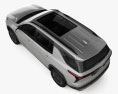 Chevrolet Traverse Z71 2024 3D-Modell Draufsicht