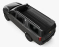 Chevrolet Suburban HighCountry 2024 Modello 3D vista dall'alto