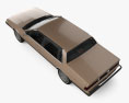 Chevrolet Celebrity 轿车 1986 3D模型 顶视图