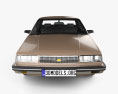 Chevrolet Celebrity sedan 1986 Modelo 3d vista de frente