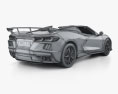 Chevrolet Corvette Stingray convertible Indy 500 Pace Car 2021 3D модель