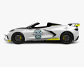Chevrolet Corvette Stingray convertible Indy 500 Pace Car 2021 3d model side view