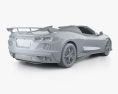Chevrolet Corvette Stingray convertible Indy 500 Pace Car 2021 3d model