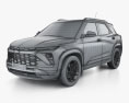 Chevrolet Trailblazer LT US-spec 2023 3Dモデル wire render