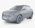 Chevrolet Trailblazer LT US-spec 2023 3d model clay render