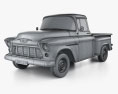Chevrolet Task Force 1959 3Dモデル wire render