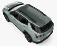 Chevrolet Equinox Activ 2025 3D-Modell Draufsicht