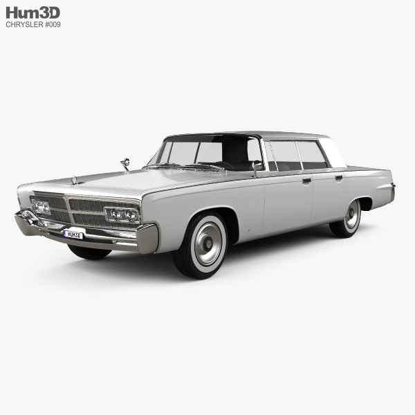 Chrysler Imperial Crown 1965 3D 모델 