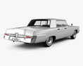 Chrysler Imperial Crown 1965 3D 모델  back view