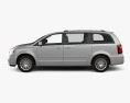 Chrysler Town Country 2015 3D 모델  side view